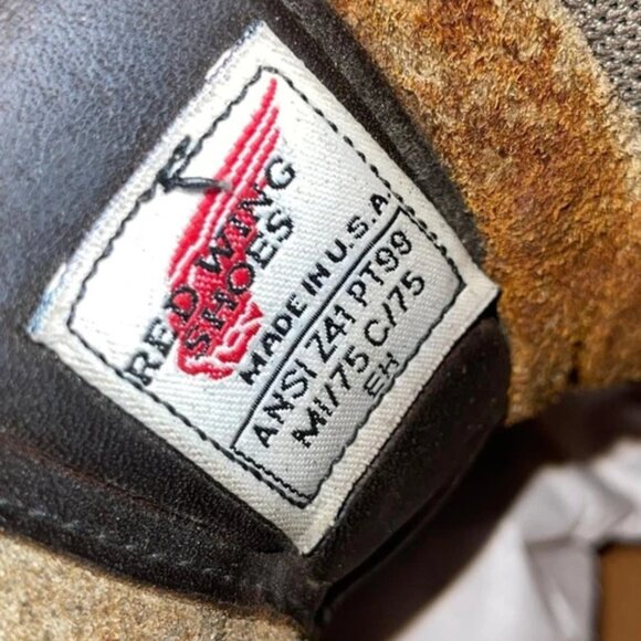Red‎ Wing 2264 Brown Leather Work Steel Toe Boots Waterproof Lace Up Men\'s 13 EE main image 8